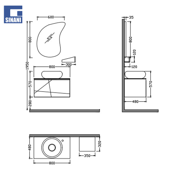 Mobilje tualeti Arteon