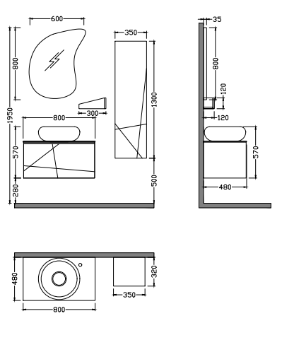 Mobilje tualeti Arteon