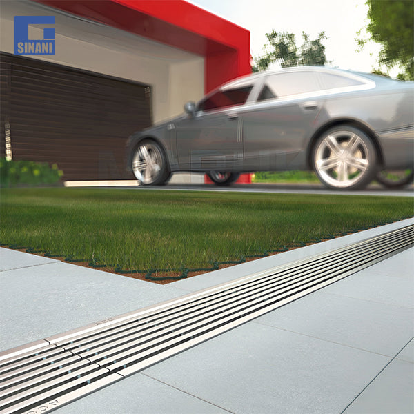 Rrjetë me shufër gjatësore Euroline me profil trekëndor inoksi