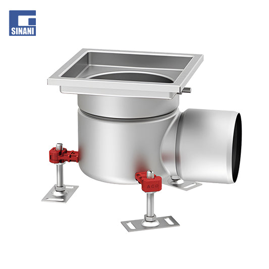 Pilete inoksi horizontale Gully 157 me sifon ACO Hygienic