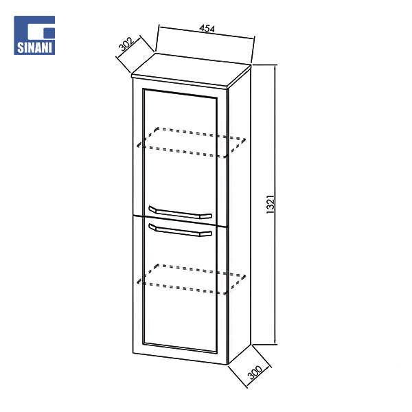 Kollonë për mobilje tualeti Blanche