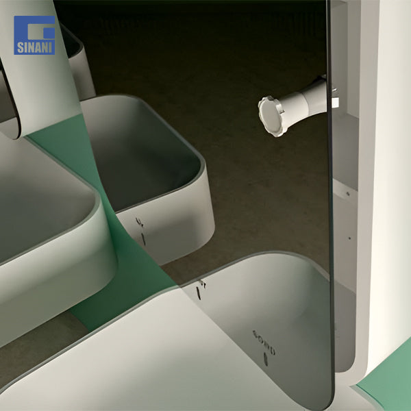 Pasqyrë LED Supermirror me kit elektronik për ujë, sapun, ajër