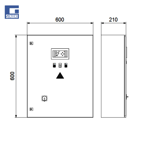 Panel pompe zhytese Control MP204