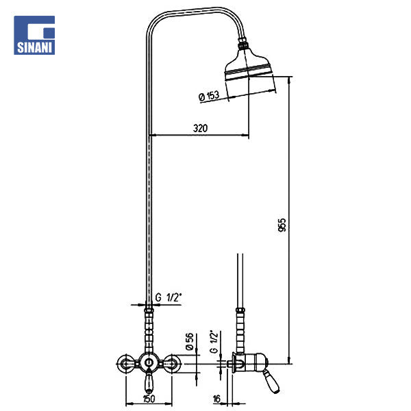 Komplet dushi "Kensington"