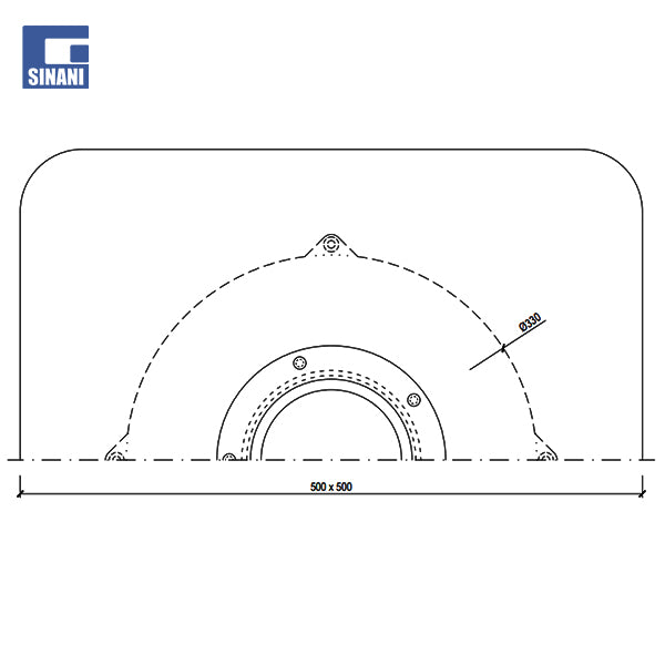 Pjesa e poshtme per pilete shiu me dy nivele TOPWET V300
