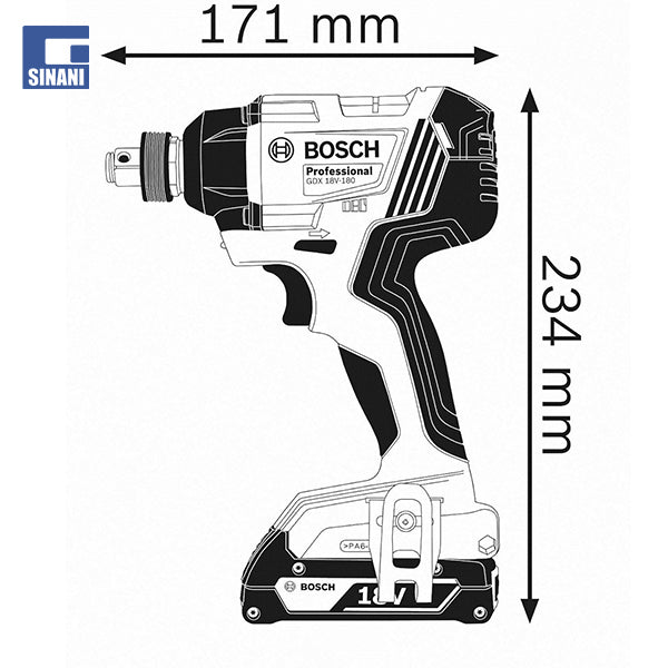 Vidator me bateri GDX 18V-180