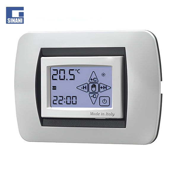Termostat ambienti inkaso i bardhë Touch Screen