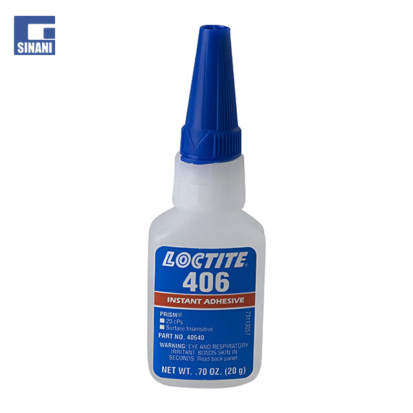 Loctite 406 BO 20G, Ngjites per plastike dhe goma, viskozitet i ulet