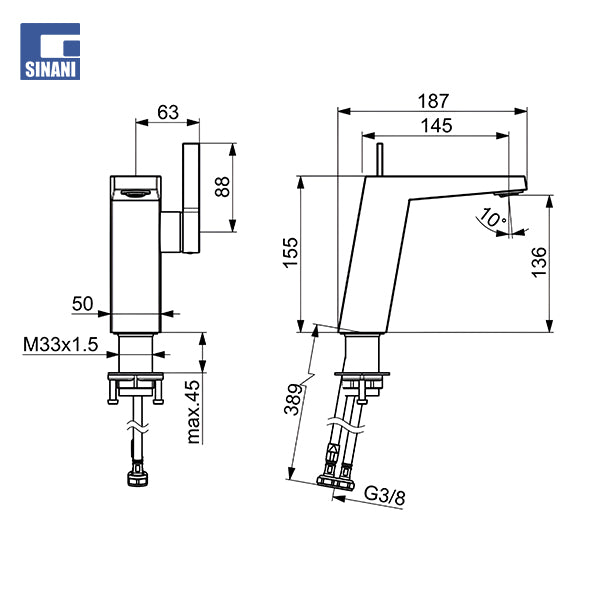 Grup lavamani HansaLoft
