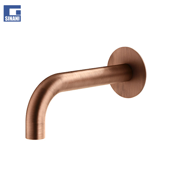 Grup lavamani muri Logica Brushed Copper