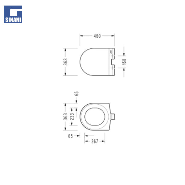 Kapak WC silent Beta Slim