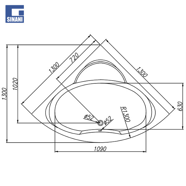 Vaskë me hidromasazh dhe ajërmasazh Royal