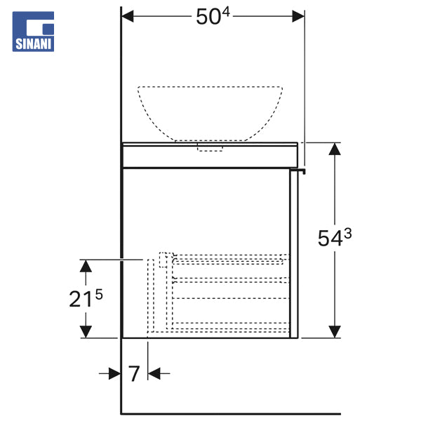 Mobilje tualeti Citterio