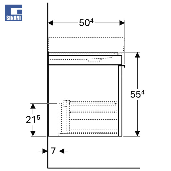 Mobilje tualeti Citterio