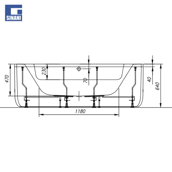 Vaskë me hidromasazh Dolores