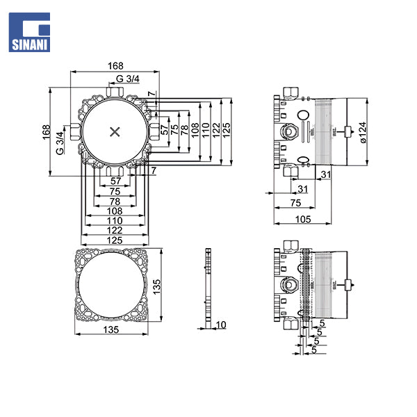 Grup dushi inkaso universal HansaBluebox