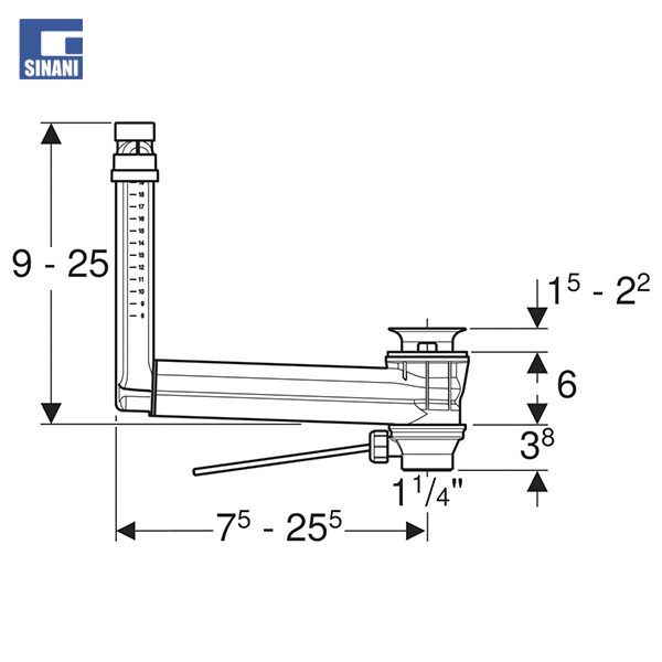 Piletë lavamani Clou
