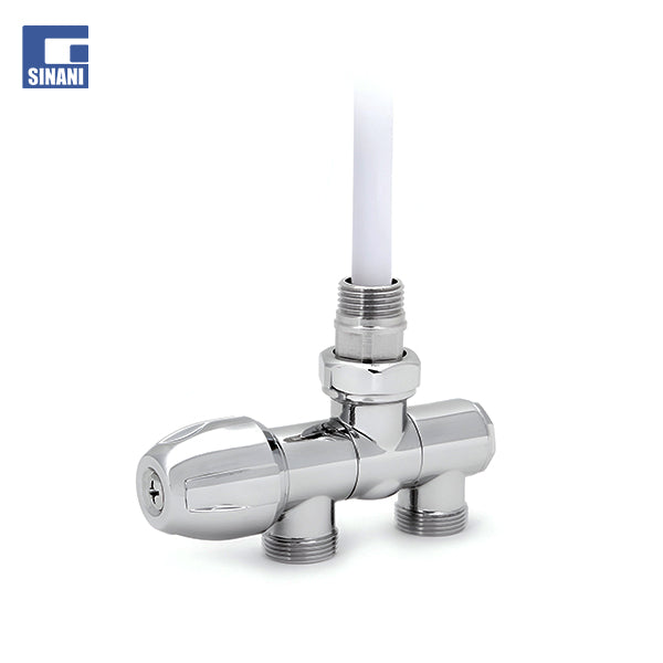 Rubinete dyshe per radiator tualeti i kromuar