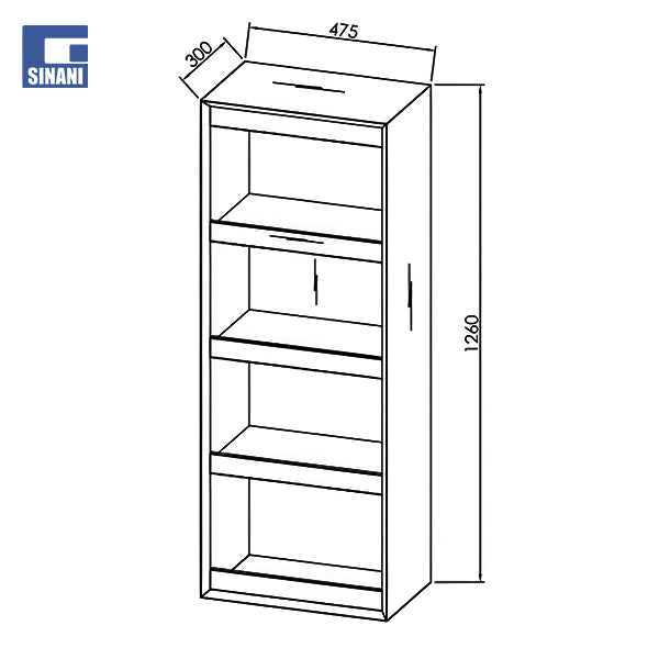 Kollonë për mobilje tualeti Santino S BLO