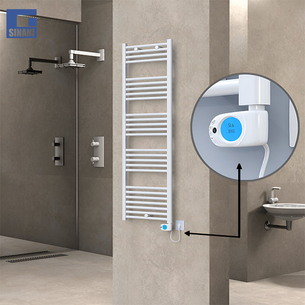 Radiator tualeti Eleganza me rezistence dhe termostat dixhital Musa Plus S