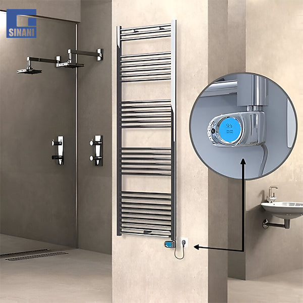 Radiator tualeti Eleganza me rezistence dhe termostat dixhital Musa Plus S
