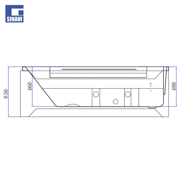 Vaskë me hidromasazh dhe ajërmasazh Ruby