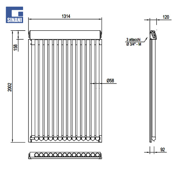 Panel diellor tubolar Eclipse X-Air14