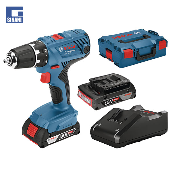 Vidator profesional GSR 18V-21 me dy bateri, karikues dhe valixhe