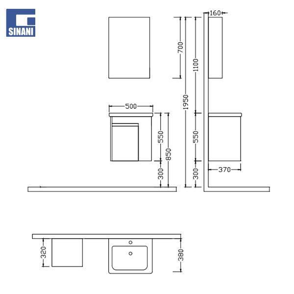 Mobilje tualeti Siena