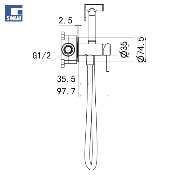 Shataf rrethor me grup inkaso dhe mbajtëse