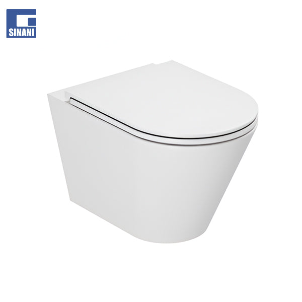 Set tualeti sospezo Easy-Clean Forma i bardhë