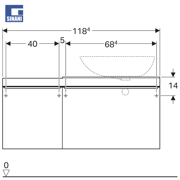 Mobilje tualeti Citterio