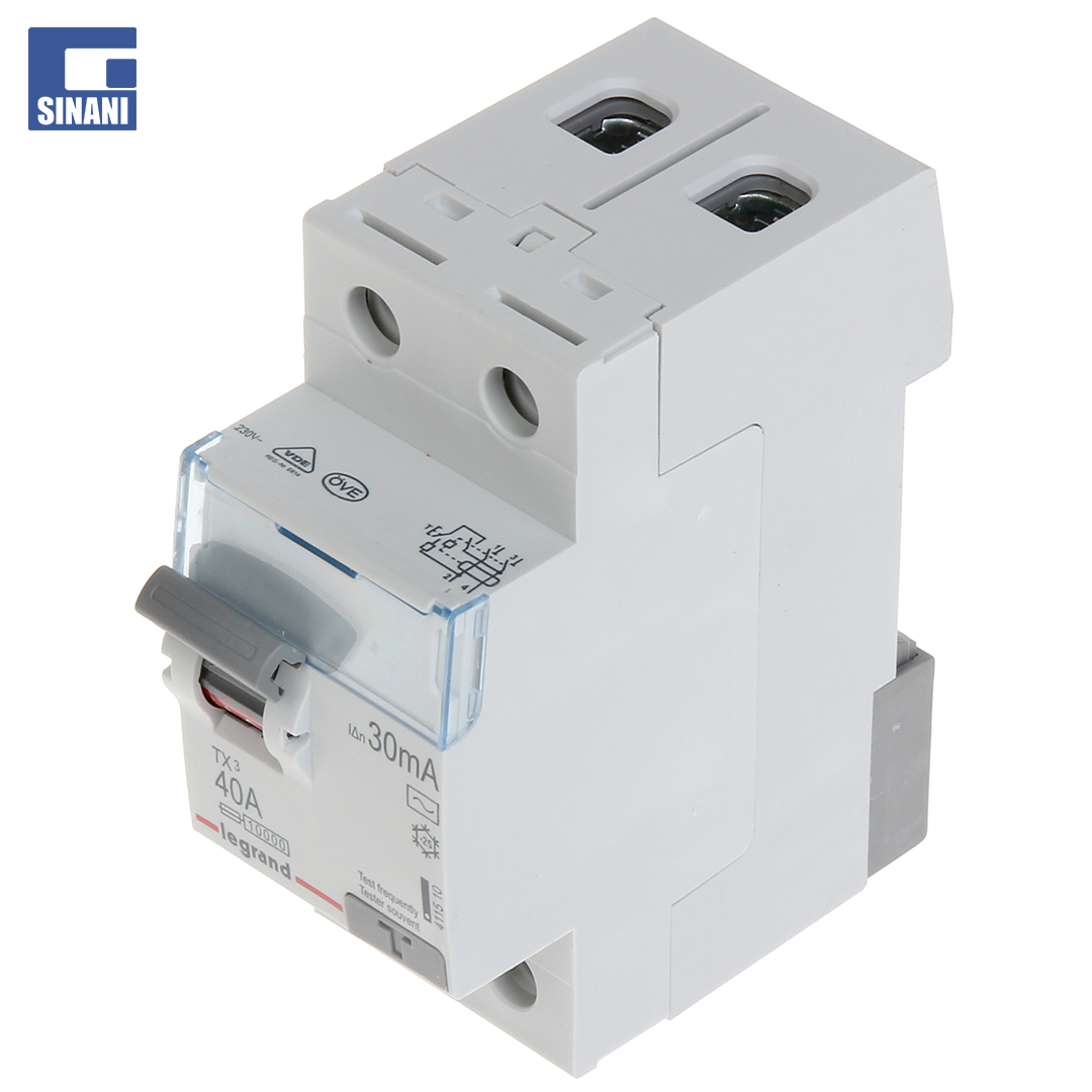 Salvavitë 2P 40A TX3 RCCB 30MA AC