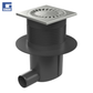 Piletë rruge Ø50 me grilë inoksi, fllanxhë Neptun