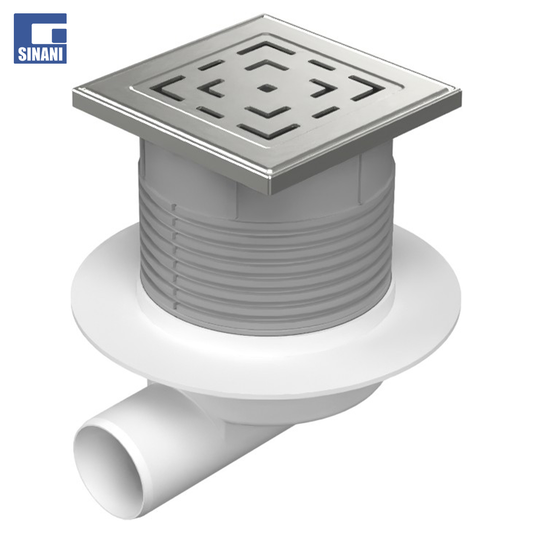 Piletë dyshemeje Neptun me grilë Labyrinth