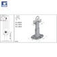 Këmbë për radiator alumini në dysheme