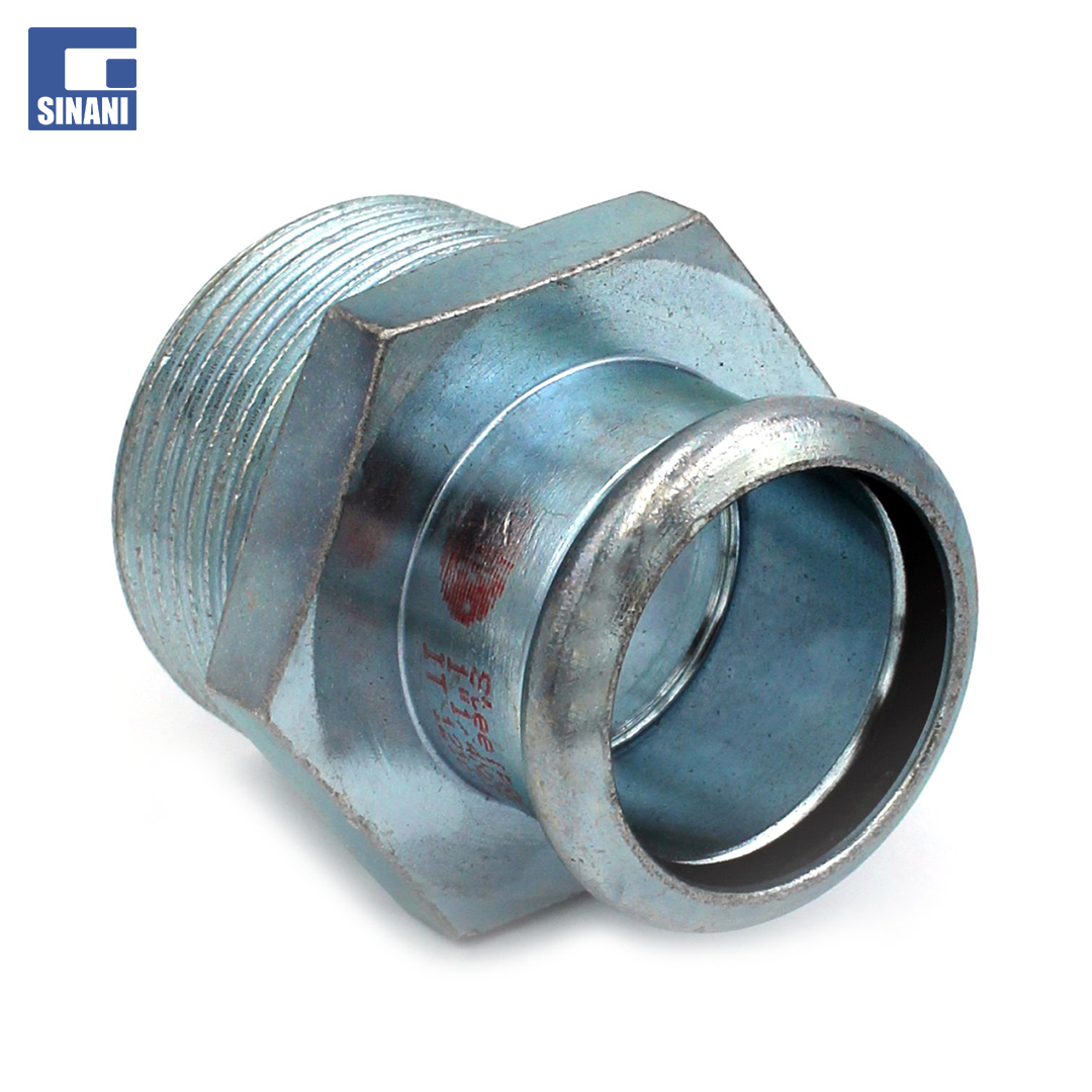 Manikotë adaptor steelpres 54x2" M