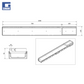 Kanal plastik Easyline 110/30 me grilë SlotTop