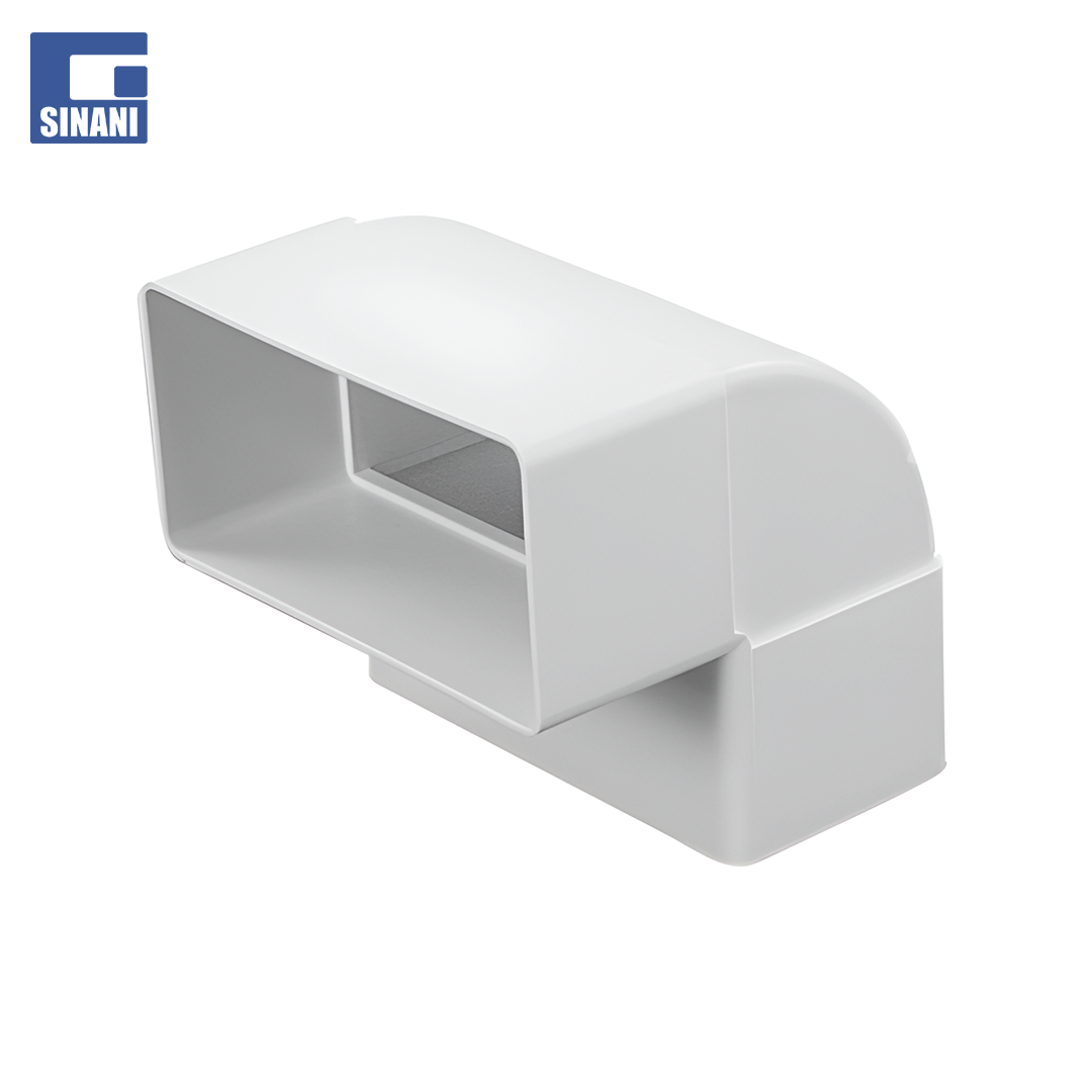 Bërryl vertikal për tuba të sheshtë