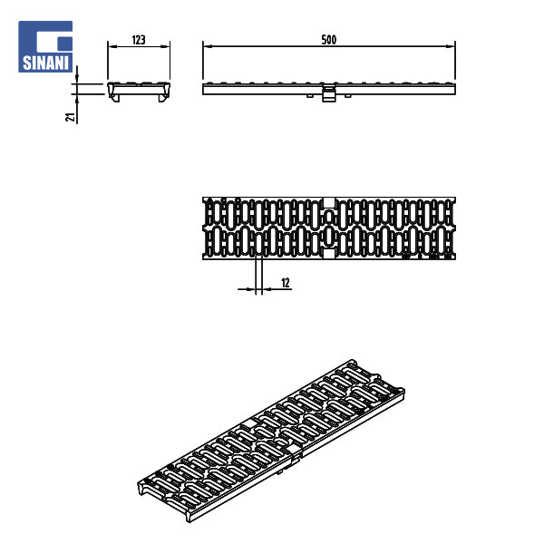 Grile gize slot Multiline V100 D400