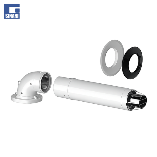 Tub dhe bërryl shkarkimi për bolier gazi AZ362 60/100 815mm
