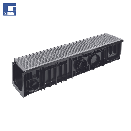 Kanalinë 1m B125 grilë xingato 30x10