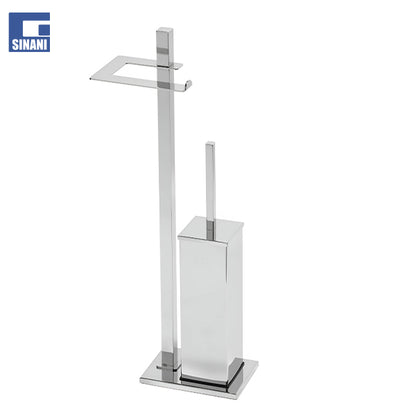 Set 2 në 1 furçë WC-je me mbajtëse letre higjienike You