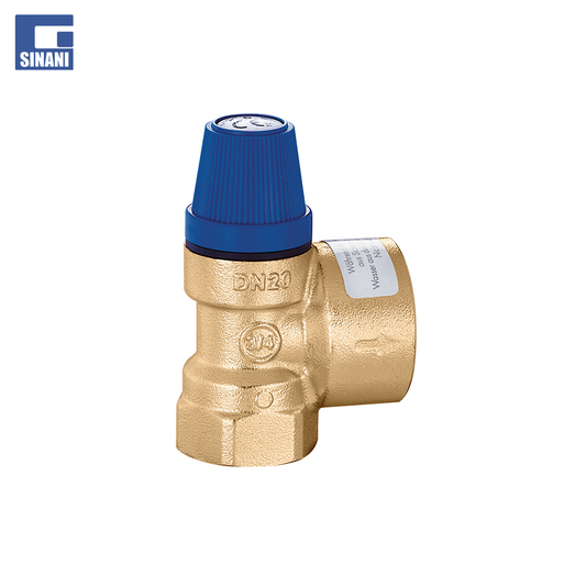 Valvol sigurie blu (për ujë sanitar) 1/2” x 3/4” 10 bar 5-95°C