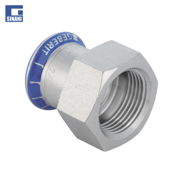 Manikotë inoksi Mapress me filetim