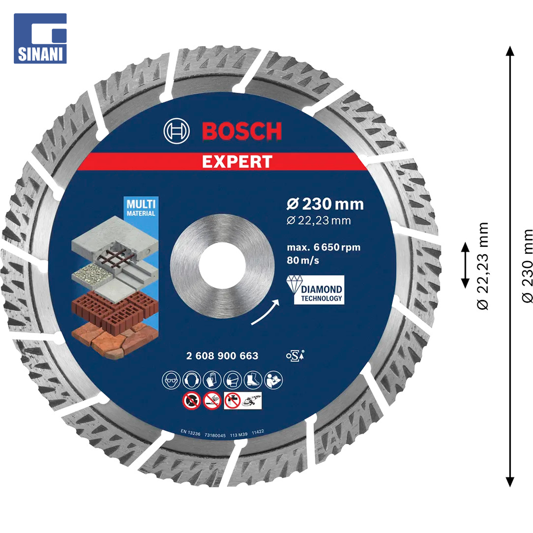 Disk diamanti 230x22.23 Expert Universal