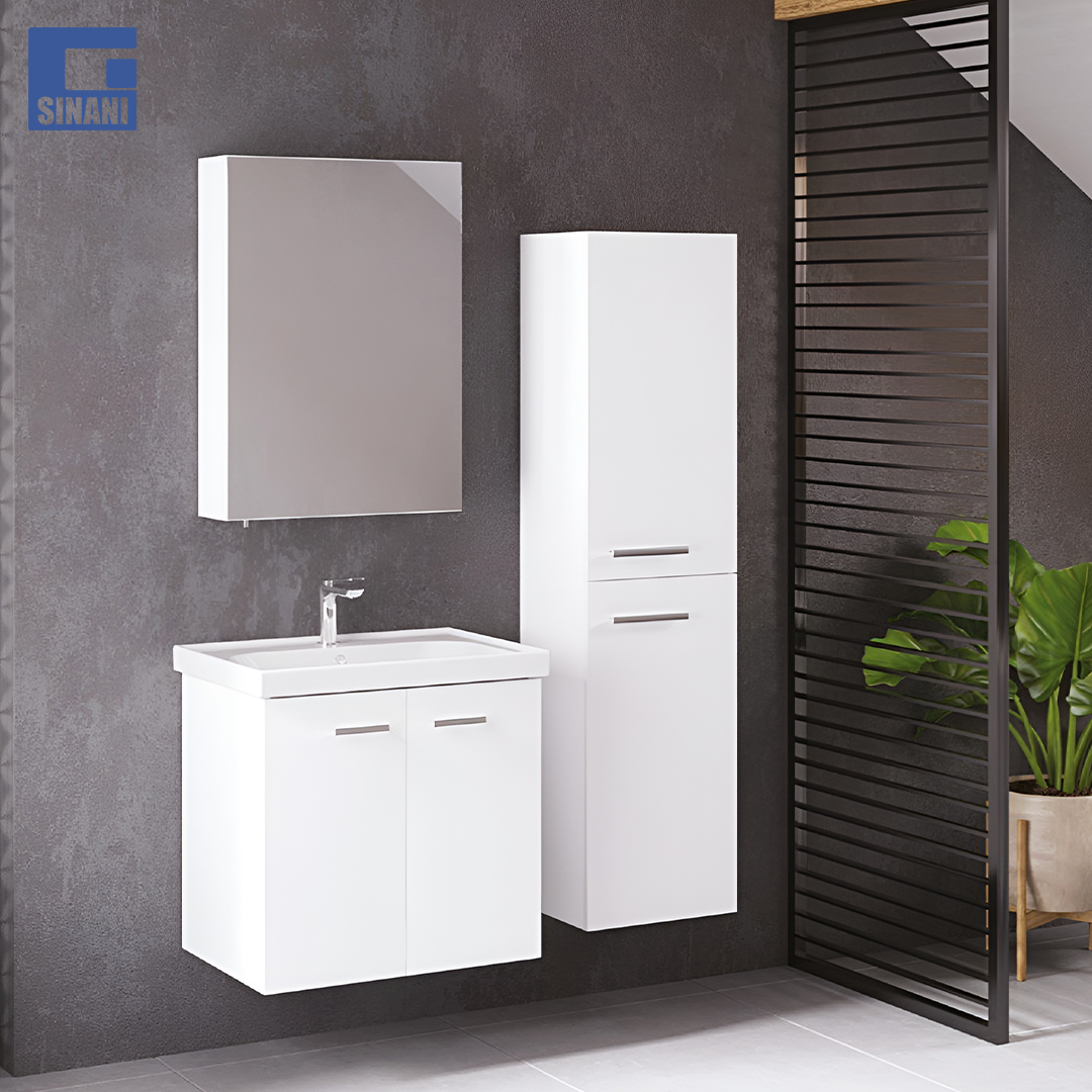 Mobilje tualeti Terra 65 e bardhë