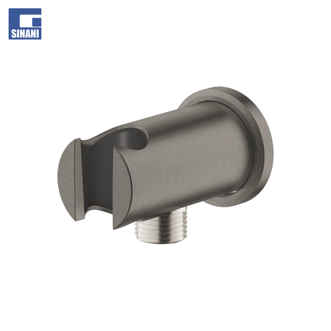 Mbajtëse koke dushi rrethore + dalje Rainshower Hard Graphite
