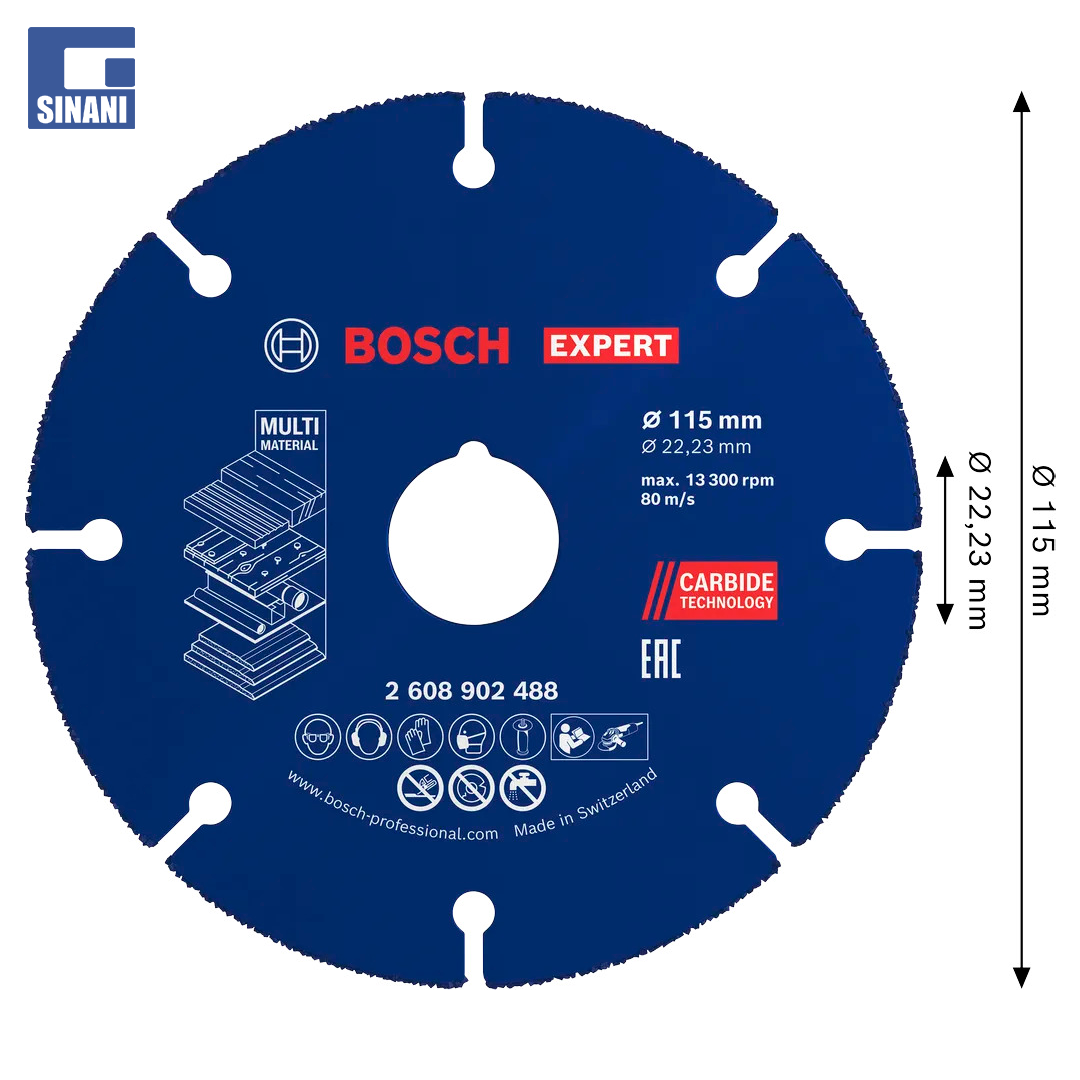 Disk prerës Carbide 115 mm