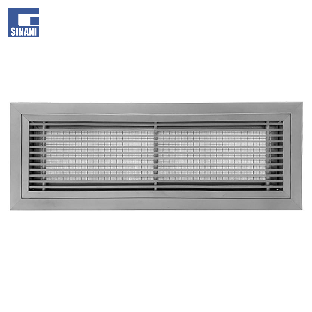 Grilë lineare me filtër, alumini anodizuar